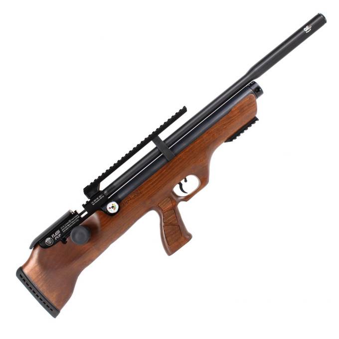 Пневматическая винтовка HATSAN FLASHPUP QE 4,5 мм (дерево, 3 Дж)